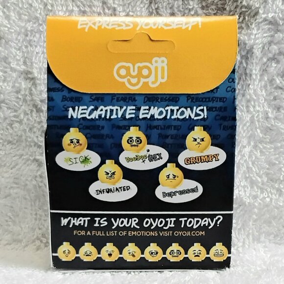 Sealed Express yourself OYOJI Mini Figure with 5 Negative Emotion Heads by OYO!! - Picture 4 of 4